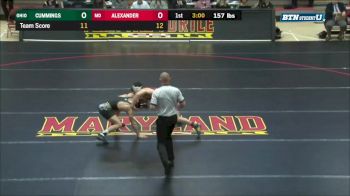 157 lbs Justin Alexander, Maryland vs. Cullen Cummings, Ohio