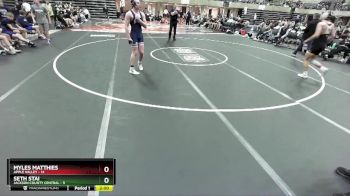 189 lbs Round 1 (4 Team) - Seth Stai, Jackson County Central vs Myles Matthies, Apple Valley