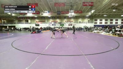 138 lbs Champ. Round 1 - Lisa Hoeflich, Hastings vs Kiera Steal, University Of Alberta