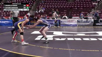 100 lbs First Round - Anabelle Ramos, Executive Education-G vs Autumn Dersham, Mifflinburg-G