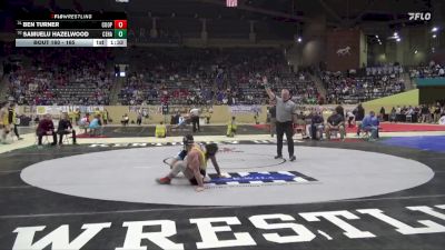 165 lbs Champ. Round 1 - Ben Turner, Cooper vs Samuelu Hazelwood, Central Hardin