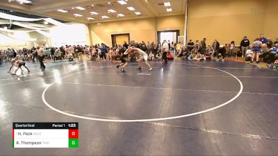 117 lbs Quarterfinal - Hudson Peck, Team Prestige vs Kamon Thompson, Sanderson Wrestling Academy