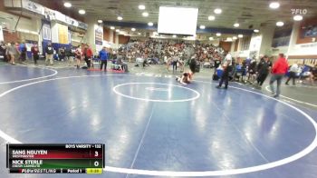 132 lbs Cons. Round 2 - Nick Sterle, Crespi Carmelite vs Sang Nguyen, Westminster