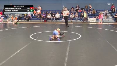 60 lbs Semifinal - Jameson Hitchcock, TNWC vs Hudson Hawley, Hawks WC Lincoln