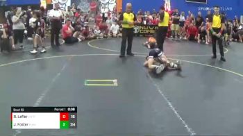 65 lbs Finals (8 Team) - Bowen Lefler, Untouchables Purple vs Jett Foster, The Funky Singlets Yellow