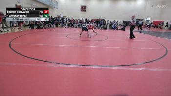 132 lbs Champ. Round 2 - Cooper Schlauch, Perry vs Dareyan Egner, Franklin