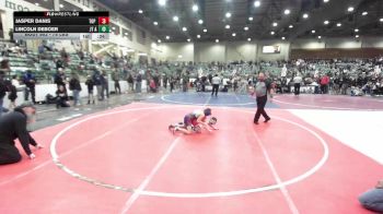 78 lbs Quarterfinal - Jasper Danis, Top Fuelers WC vs Lincoln DeBoer, JT Academy
