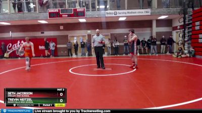 182 lbs Champ. Round 1 - Seth Jacobson, Shelley High School vs Trevin Neitzel, Idaho Falls High School