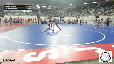 120 lbs Quarterfinal - Kalley Fuller, Blue Devil Wrestling vs Aislyn Buckner, El Reno