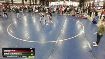 95 lbs Cons. Round 2 - Gavin Randall, Bear River vs Breckan Blaze Page, Stallions Wrestling Club