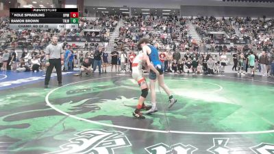 100 lbs Champ. Rd Of 32 - Kole Spradling, Deer Park Ironman Wrestling Club vs Ramon Brown, Team Real Life Wrestling