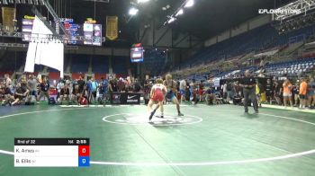 138 lbs Rnd Of 32 - Kobe Ames, Alaska vs Braysen Ellis, Wisconsin