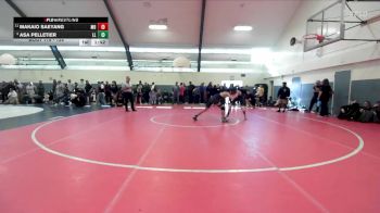128 lbs Quarterfinal - Asa Pelletier, Las Lomas vs Makaio Saeyang, Mt Diablo