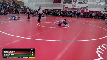 127 lbs Quarterfinal - Gabe Roehl, Buffalo vs Gage Factor, Tri-City United