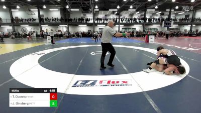 182 lbs Quarterfinal - Trevor Oconnor, Iron Faith vs Jonah Ginsberg, Metrowest United