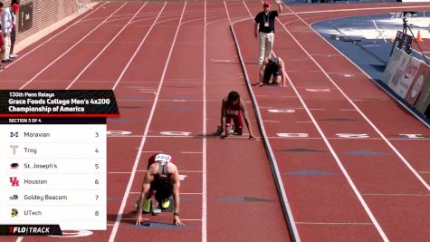 Watch College Men's 4x200 Championship Of America (Event 350) Heat 3 At 2026 Penn Relays