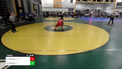 165D lbs Rr Rnd 1 - Kaleb Williams, Cornell vs Grant Mackay, Pitt