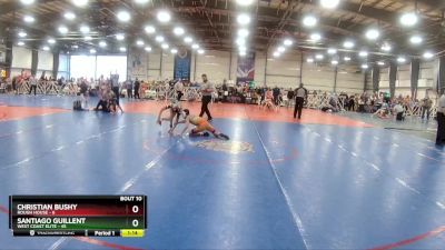 92 lbs Rd# 6- 9:00am Saturday Final Pool - Santiago Guillent, West Coast Elite vs Christian Bushy, Rough House