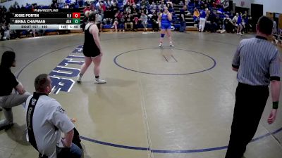 190 lbs Cons. Round 2 - Josie Fortin, Fort Leboeuf Hs vs Jenna Chapman, Albert Gallatin Hs