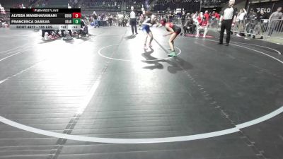 105 lbs Final - Alyssa Mansharamani, Cordoba Trained vs Francesca Dasilva, Kearny