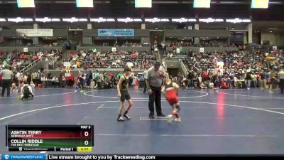 70 lbs Cons. Round 3 - Ashtin Terry, Nebraska Boyz vs Collin Riddle, The Best Wrestler