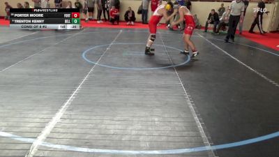 160_B lbs Consi Of 8 #2 - Porter Moore, Fort Cherry vs Trenton Kenny, Belle Vernon