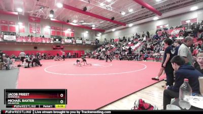 120 lbs Cons. Round 2 - Jacob Priest, Kennewick vs Michael Baxter, Arlington