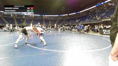 192 lbs 3rd Place - Benjamin Jansen, Greencastle-Antrim vs Trace Kinzey, Armstrong