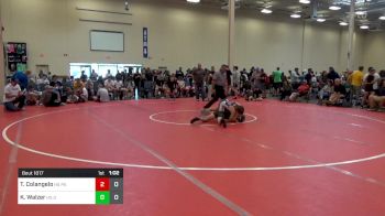 98 lbs Rr Rnd 3 - Titus Colangelo, HS Partner Trained vs Kristen Walzer, HS OMP