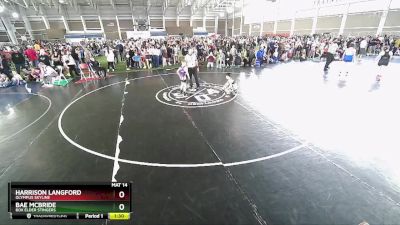 67 lbs Cons. Round 1 - Bae McBride, Box Elder Stingers vs Harrison Langford, Olympus Skyline