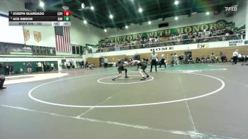 132 lbs Cons. Semi - Joseph Guardado, Esperanza vs Ace Gibson, Simi Valley