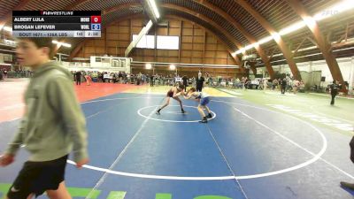 126A lbs 5th Place - Albert Lula, Monsignor Farrell vs Brogan Lefever, Worldwide