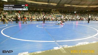 80 lbs Round Of 32 - Tanner Keehle, Mat Assassins vs Brody Bafia, Young Guns