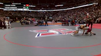 120-4A 1st Place Match - Isaiah Harrison, Mountain View vs Teagan Young, Palisade