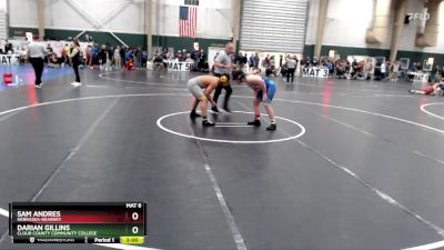 197 lbs Cons. Round 6 - Darian Gillins, Cloud County Community College vs Sam Andres, Nebraska-Kearney