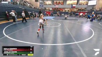 107 lbs 3rd Place Match - Skyla Cisneros, Klein Oak (Girls) vs Akeelah Moore, Richardson (Girls)