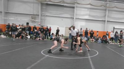 130 lbs Round 1 (6 Team) - Summer Banker, Lady Warriors United Gold vs Lydia Lentz, PA West Yellow