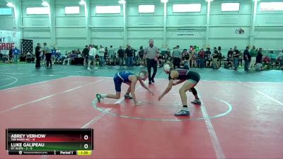 106 lbs Round 5 (10 Team) - Luke Galipeau, GT Alien - 2 vs Abrey Verhow, Tar River WC