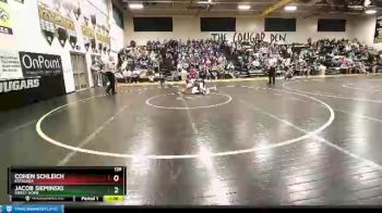 126 lbs Semifinal - Cohen Schleich, Estacada vs Jacob Sieminski, Sweet Home