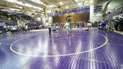 110 lbs Champ. Round 2 - Keegan Hunt, Butte vs Riott Crump, Columbia Falls