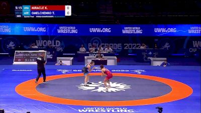 62 kg 1/4 Final - Kayla Colleen Kiyoko Miracle, United States vs Tetiana Omelchenko, Azerbaijan