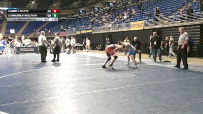 212 lbs Quarterfinal - Camryn White, Juniata Valley vs Johnathan Sullivan, Youngsville