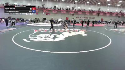 160 A Champ. Round 2 - Love Daley, Sacred Heart vs Sydney Perry, North Central (IL)