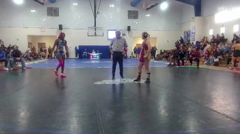 Girls 152 lbs Semifinal - Tania Hinton, St. Martin High School Girls vs Rosalyn Welford, George County High School