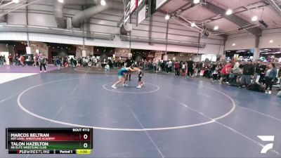 132 lbs 1st Place Match - Marcos Beltran, NXT Level Wrestling Academy vs Talon Hazelton, NB Elite Wrestling Club