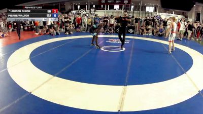 165 lbs Champ. Round 3 - Louden Dixon, Gladiator Wrestling Academy vs Pierre Walton, East St. Louis Wrestling Club