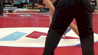 120 lbs Semifinal - Brayden Fudolig, Silverado vs Alfred Caci, Sierra Vista