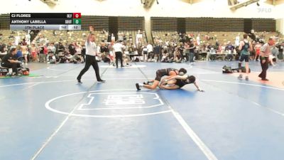 108-H lbs 5th Place - CJ Flores, Olympic vs Anthony LaBella, South Plainfield