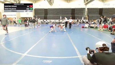 101 lbs Final - Santino Edgar, Team Strength vs Evan Villecco, Derry Kings