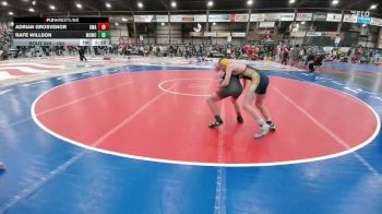 130 lbs Semifinal - Adrian Grosvenor, Siouxland Wrestling Academy vs Rafe Willson, Miles City Wrestling Club